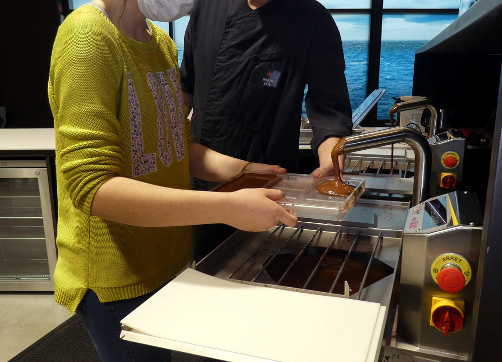 Atelier Chocolat Grain de Sail Lycée Sainte Marie Plouigneau